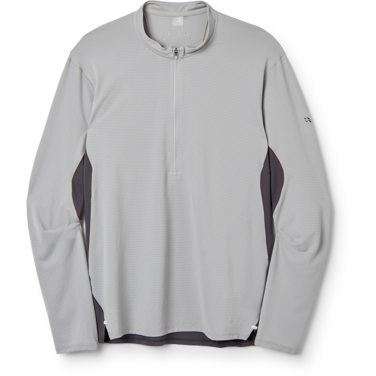 foto del prodotto rab uomo maglietta a maniche lunghe sonic ultra zip