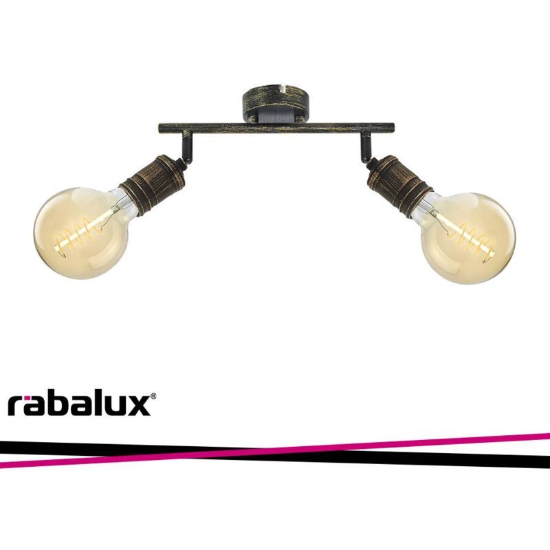 foto del prodotto rabalux fidel,ind.spot.e27 2xmax25w,ant.gold