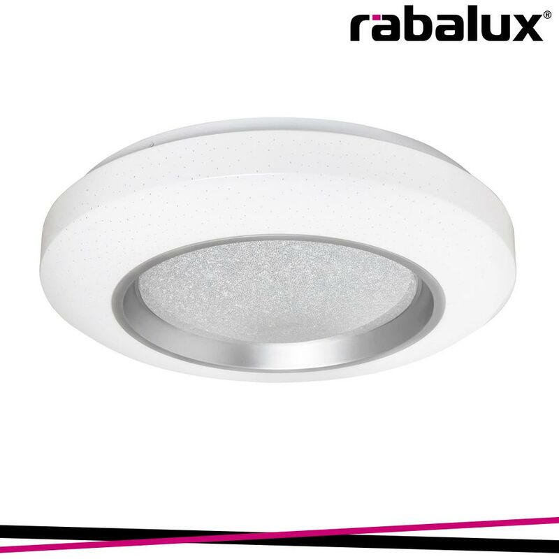 foto del prodotto rabalux taylor, sparkling ceiling lamp with in built led and remote
