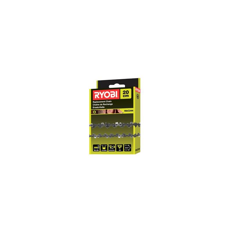 foto del prodotto rac244 catena potatore rpp720 rpp750 8 20cm 33 maglie 1,27mm 9,53mm ryobi
