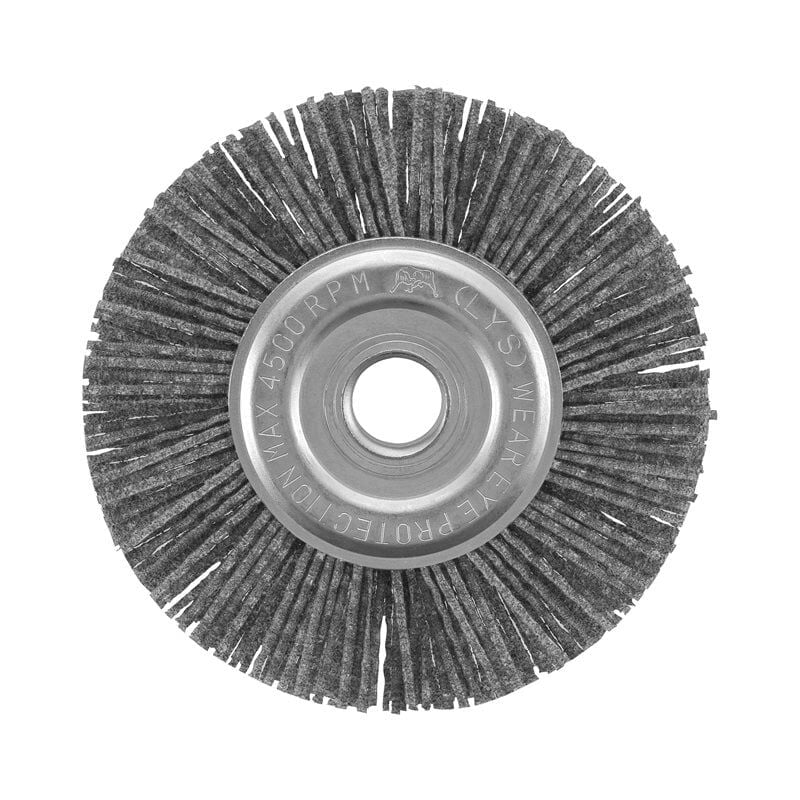 foto del prodotto rac818 spazzola nylon 115mm per pietra morbida pulisci fughe ry18pca ryobi