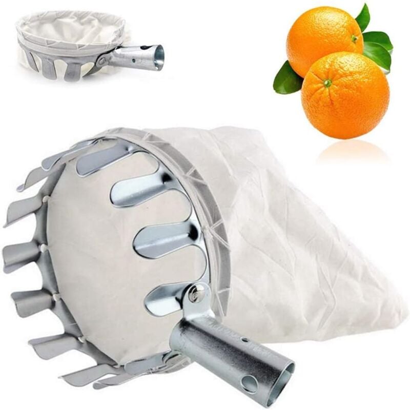 foto del prodotto raccoglifrutta, utensile per la raccolta, diametro 14 cm, per la raccolta di frutti alti