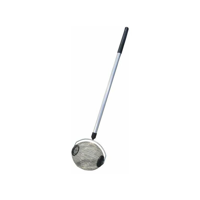 foto del prodotto raccoglitore per nocciole e olive con manico telescopico cm.80 120 cestello mm.230x170