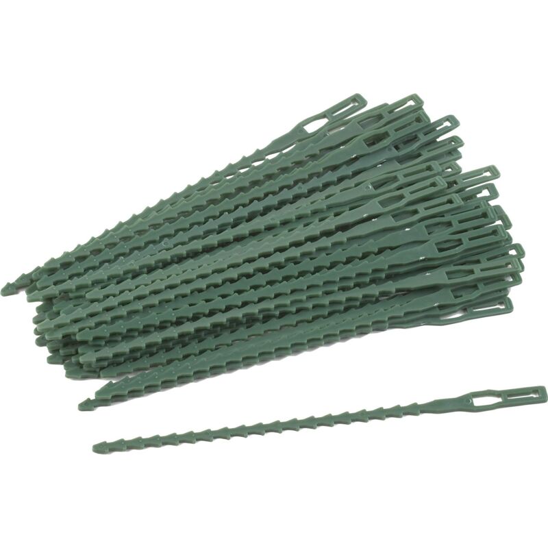 foto del prodotto raccoglitore per piante 50 170 mm pratico set da 100 pezzi con anima flessibile per giardino, casa e hobby realizzato in