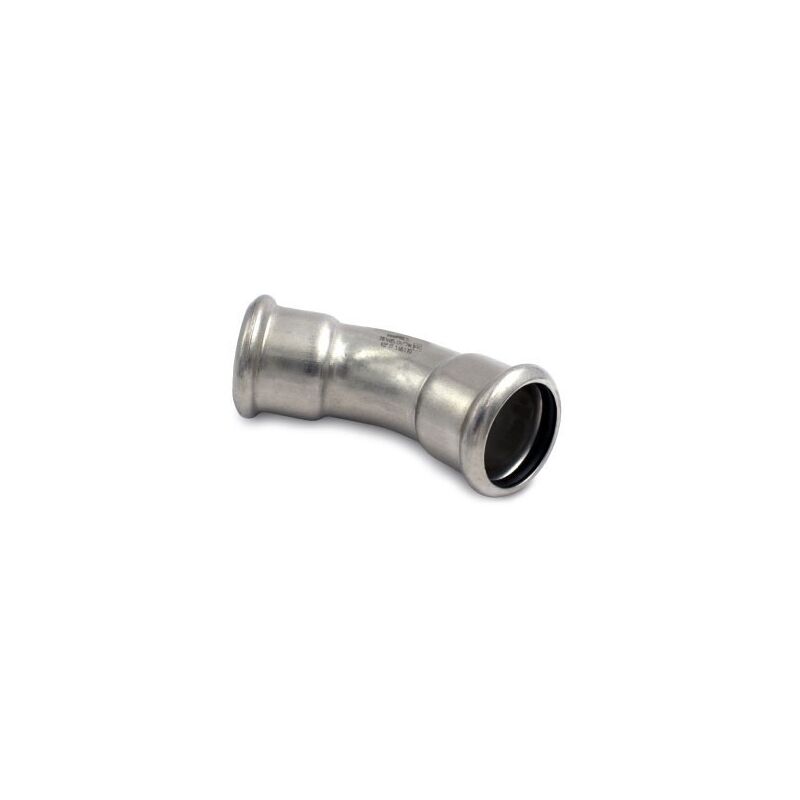 foto del prodotto raccorderie metalliche curva 45 ff 15 inox 316l a pressare 181015450c 