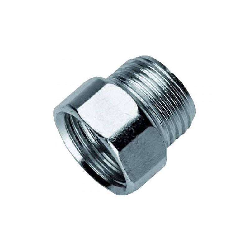 foto del prodotto raccorderie metalliche raccordo diritto maschio femmina in acciaio zincato 1 2 x 5 cm