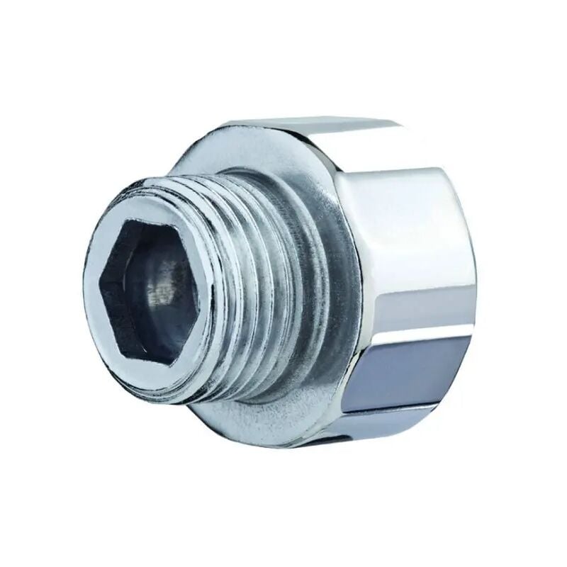 foto del prodotto raccorderie metalliche raccordo diritto ridotto maschio femmina in acciaio zincato f 3 4 x m 3 8 
