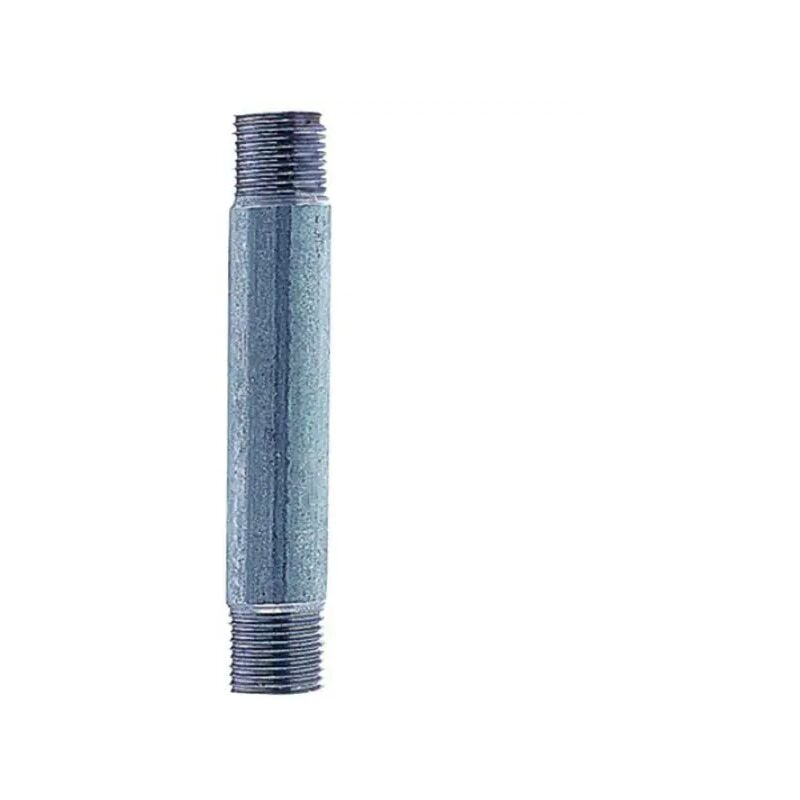 foto del prodotto raccorderie metalliche tronchetto in acciaio zincato filetto corto 1 x15 cm
