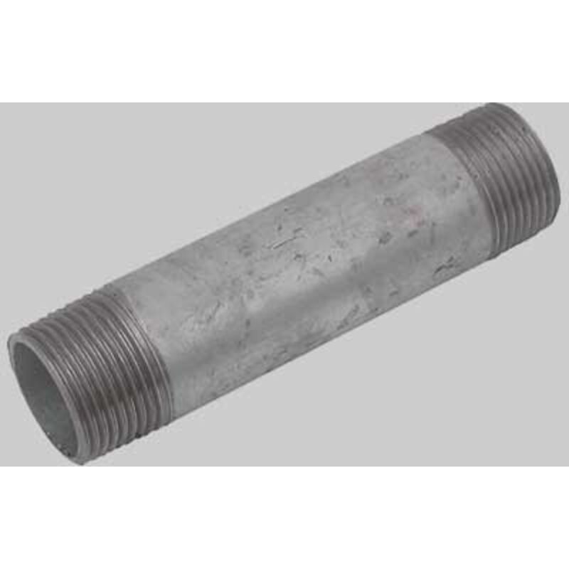 foto del prodotto raccorderie metalliche - tronchetto in acciaio zincato filetto corto 2'x15 cm