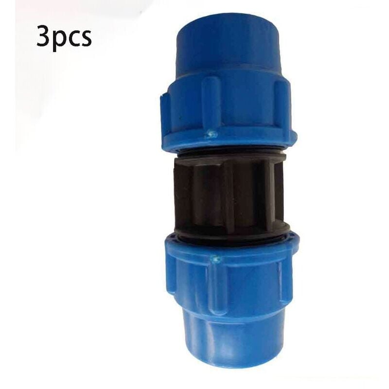 foto del prodotto raccordi per valvole in plastica per tubi in pe a raccordo diretto da 3 pezzi raccordi di collegamento per tubi dell acqua per irrigazione agricola