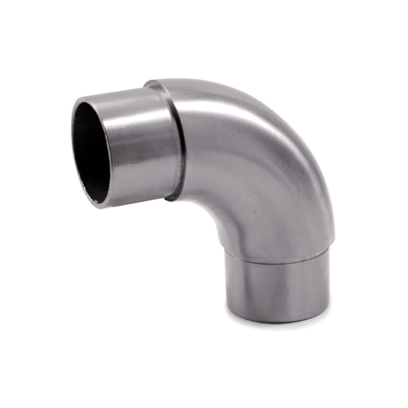 foto del prodotto raccordo 90 gradi per corrimano in acciaio inox