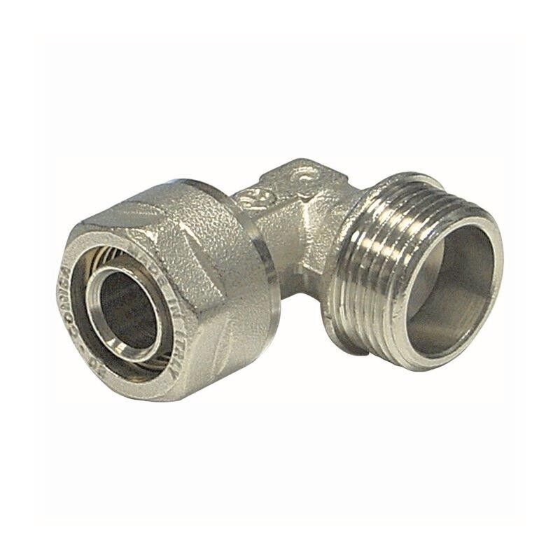 foto del prodotto raccordo a gomito m d1 2x20 x multistrato