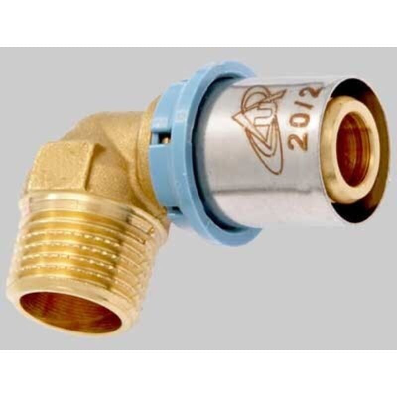 foto del prodotto raccordo a gomito maschio delt all - 16 x 1 2