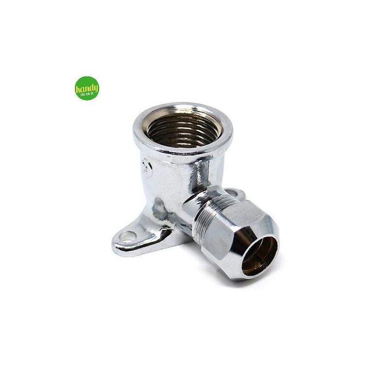 foto del prodotto raccordo a gomito rinaldi e petinaroli per rame femmina con flangia 1 2 x 10 mm