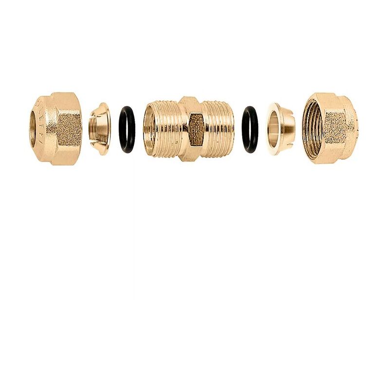 immagine 0 del prodotto raccordo a manicotto. attacco 10 per tubi in rame ricotto, rame crudo, ottone, acciaio dolce e acciaio inox. conforme alla norma uni en 1254 2.