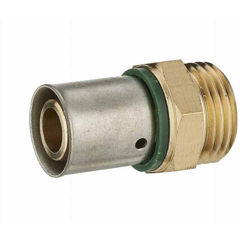 immagine 0 del prodotto raccordo a pressare diritto profilo th per tubo per noyon thiebault 12 mm filettatura maschio m3 8 12x17 raccordo a pressare in acciaio inox