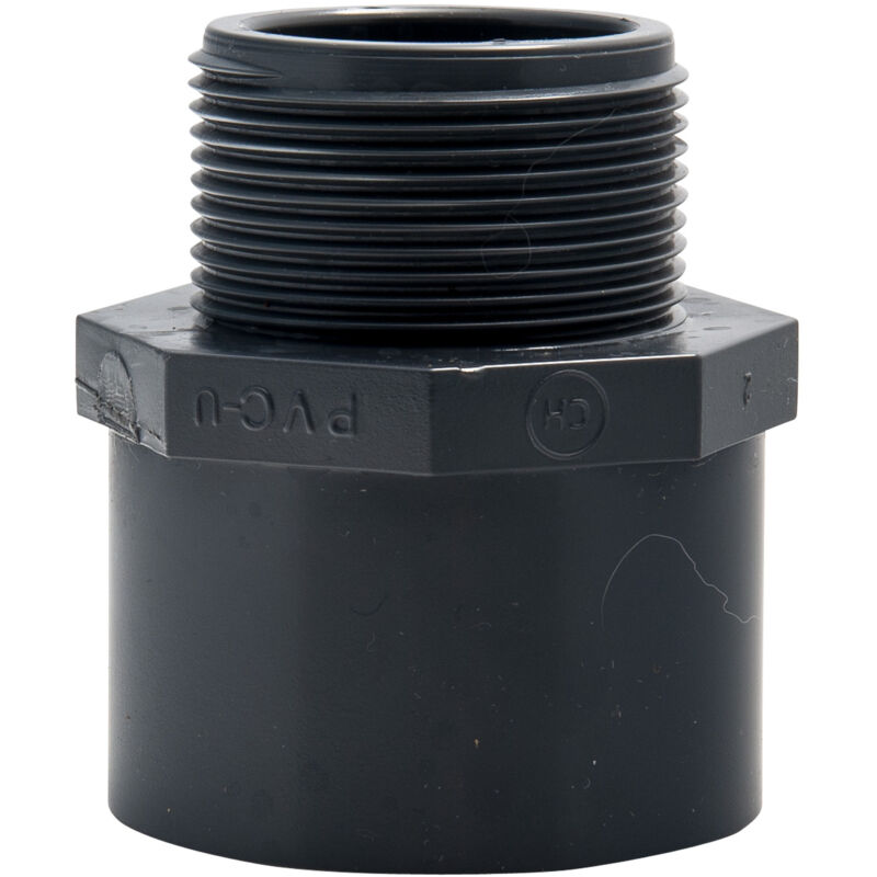 foto del prodotto raccordo a pressione filettato pvc m f 40x49 m 63 f 50 mm