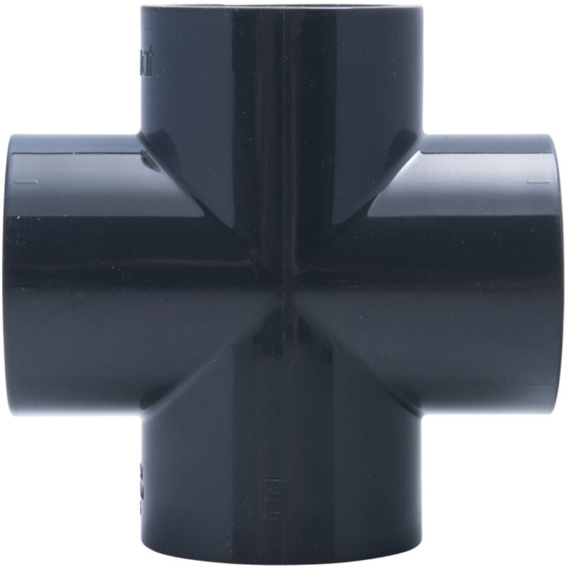 foto del prodotto raccordo a pressione pvc a croce 50 mm