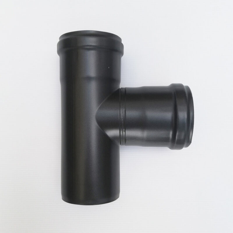 foto del prodotto raccordo a t 90 braga mf codino f nero pellet da 80mm