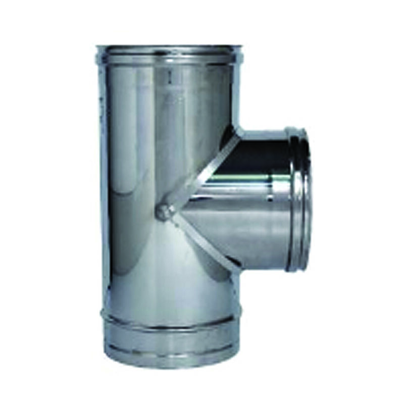 foto del prodotto raccordo a t 90 cordivari acciaio inox mono parete diametro 80 mm