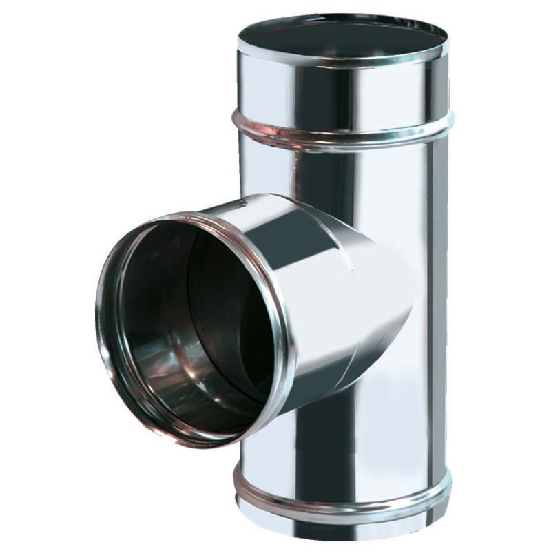 foto del prodotto raccordo a t 90 mff inox raccordo a t 90 g.f d 80
