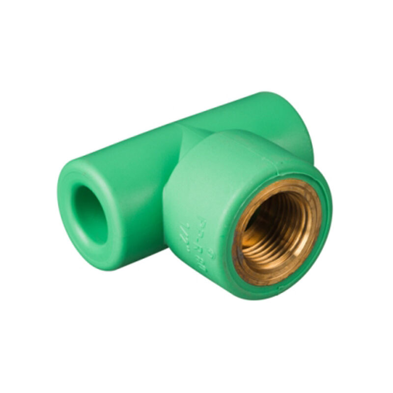foto del prodotto raccordo a t aquatherm f d 32 x 3 4 filettatura in ottone 0025014