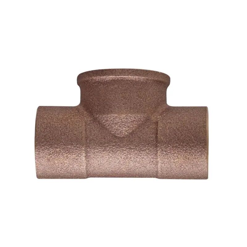foto del prodotto raccordo a t femmina a saldare in bronzo serie rb1430 1 2 12 frabo