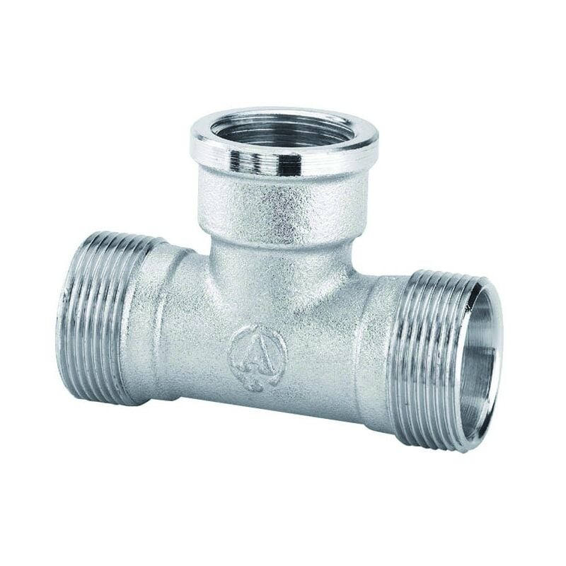 foto del prodotto raccordo a t femmina in ottone cromato 1 2 m 24x19 arteclima s.r.l.