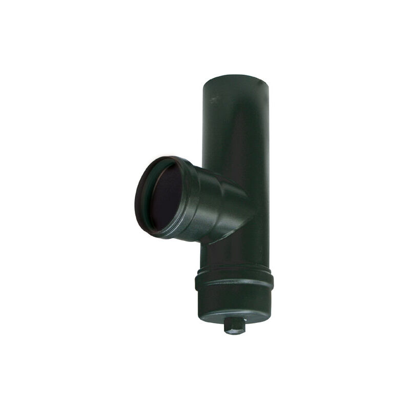 foto del prodotto raccordo a t per stufe a pellet cm. 8 canne fumarie