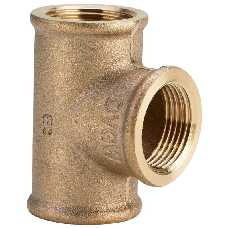 immagine 0 del prodotto raccordo a tee 3 4 x3 4 x1 2 bronzo, filettature rp 362508