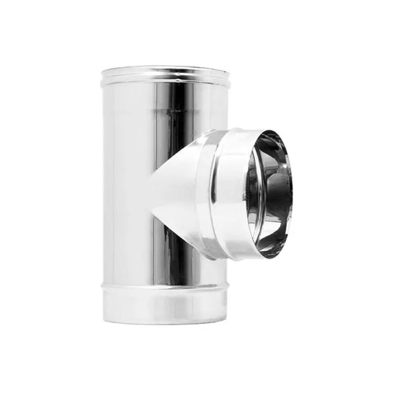 foto del prodotto raccordo a tee 90 inox 140 aisi316l maschio centrale mono parete cordivari