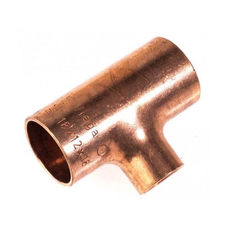foto del prodotto raccordo a tee rame 18 12 18 mm estremit a saldare femmina 103606