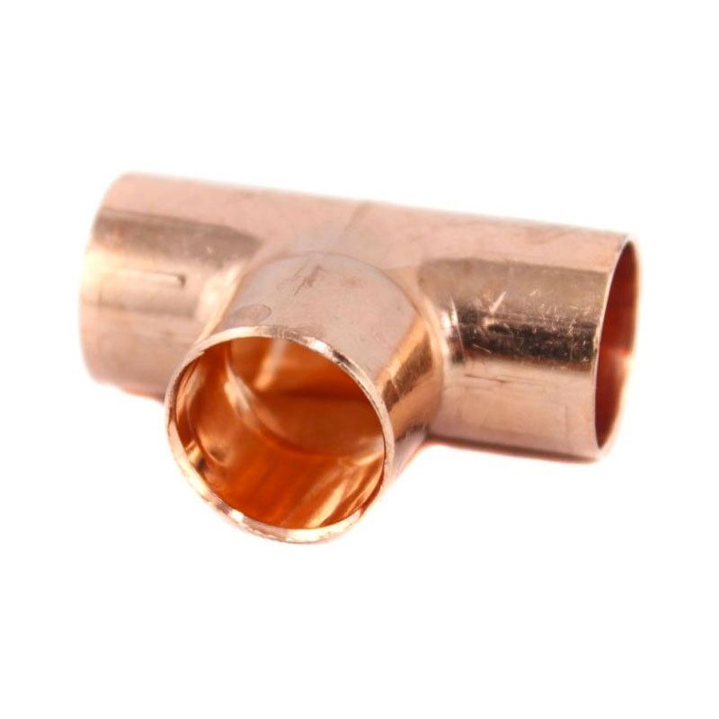 foto del prodotto raccordo a tee rame 28 mm estremit a saldare femmina fff 101022