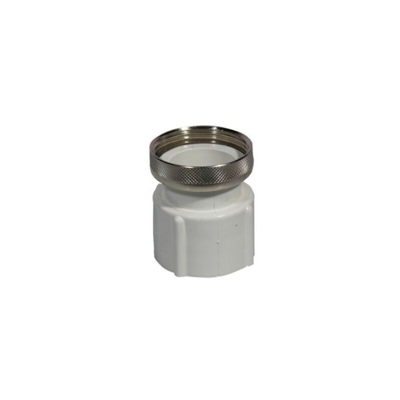 foto del prodotto raccordo abs bianco con ghiera in ottone 11 4 x 32 dh