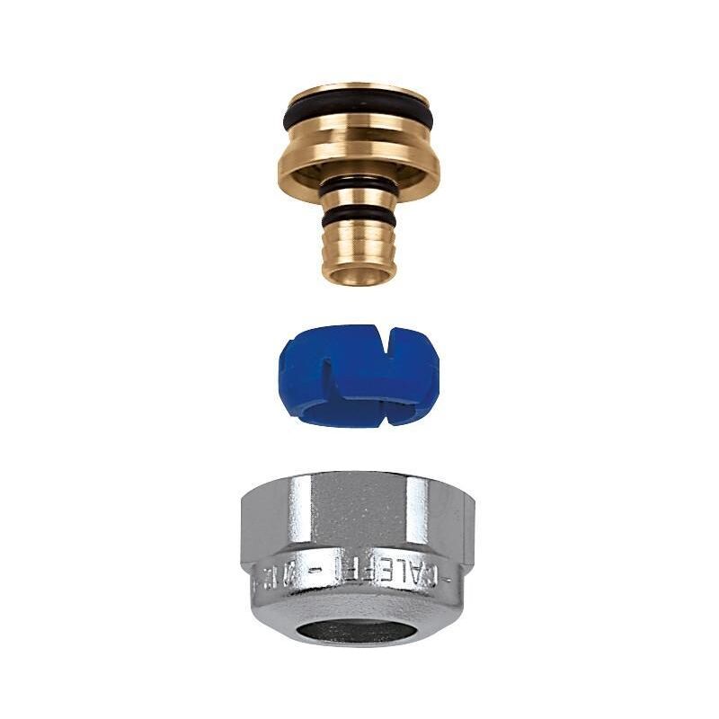 foto del prodotto raccordo auto adattabile per tubi in multistrato 23 p. 1,5 diametro da 12mm a 14,4mm caleffi 681000