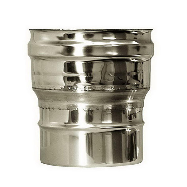 foto del prodotto raccordo caldaia canna fumaria dn 140 tubo acciaio inox 316