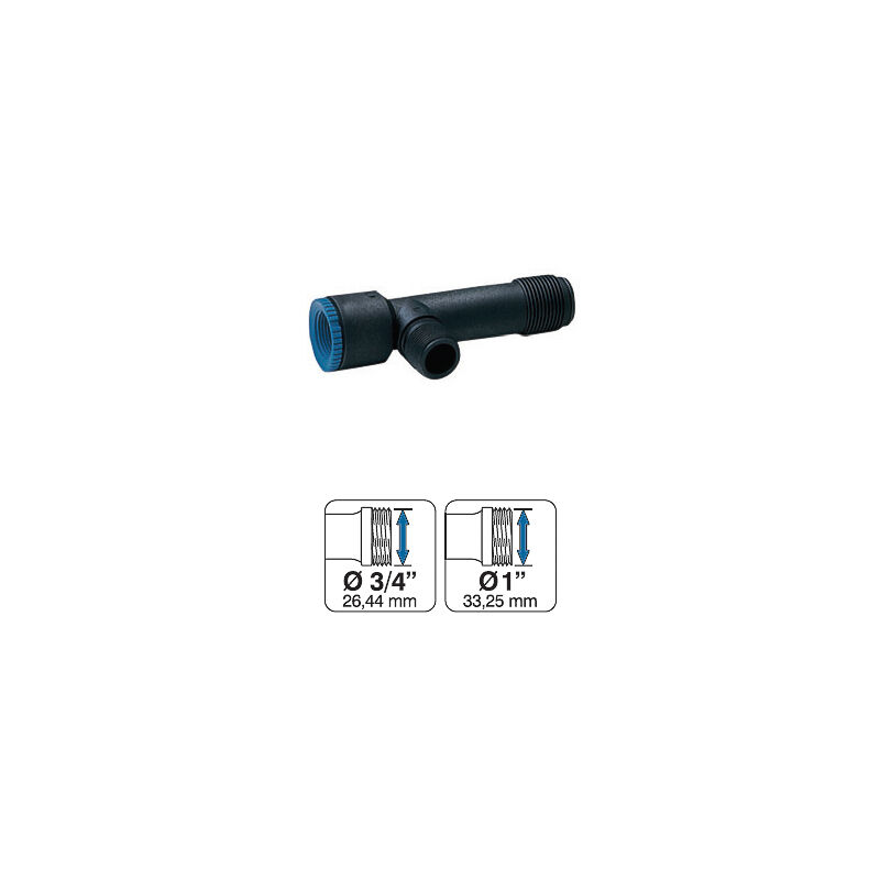 foto del prodotto raccordo connessione valvola solenoide sfuso uniflex nero 824420