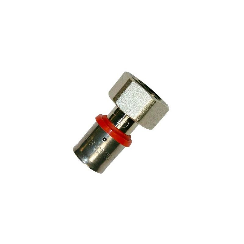 foto del prodotto raccordo crazy per tubo multistrato da 16 mm, da utilizzare con aggraffatrice, grigio