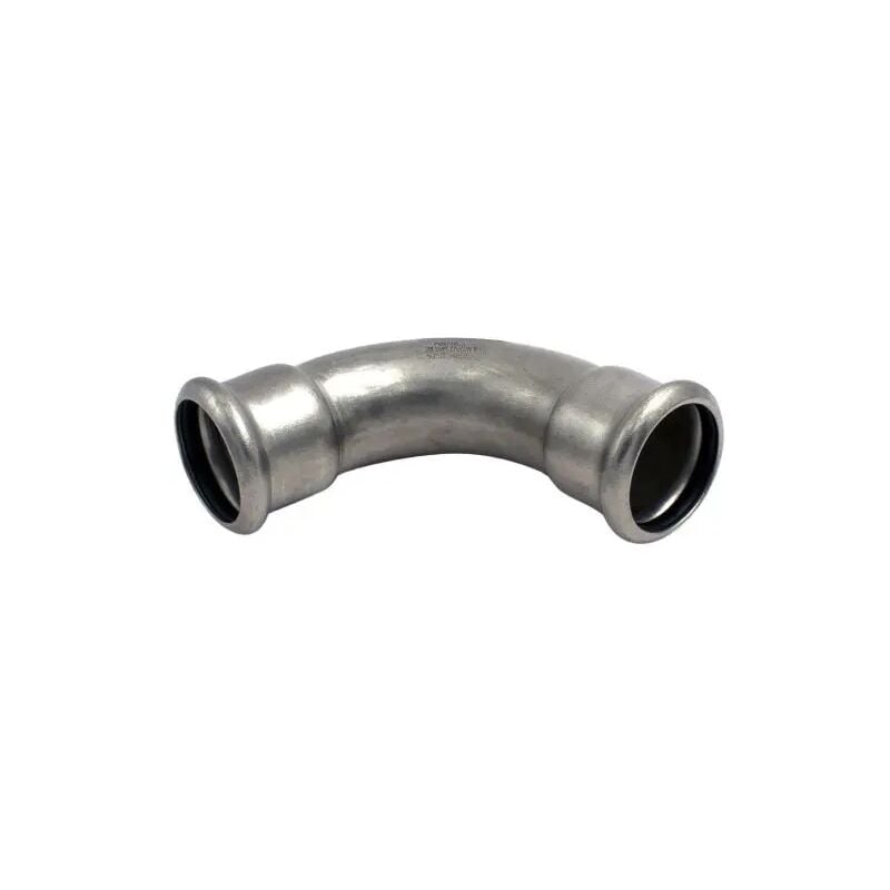 foto del prodotto raccordo curvo 90 a pressare in acciaio inox femmina femmina serie inoxpres uniko 18 frabo