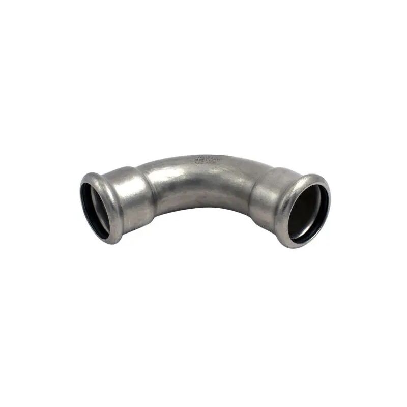 foto del prodotto raccordo curvo 90 a pressare in acciaio inox femmina femmina serie inoxpres uniko 28 frabo