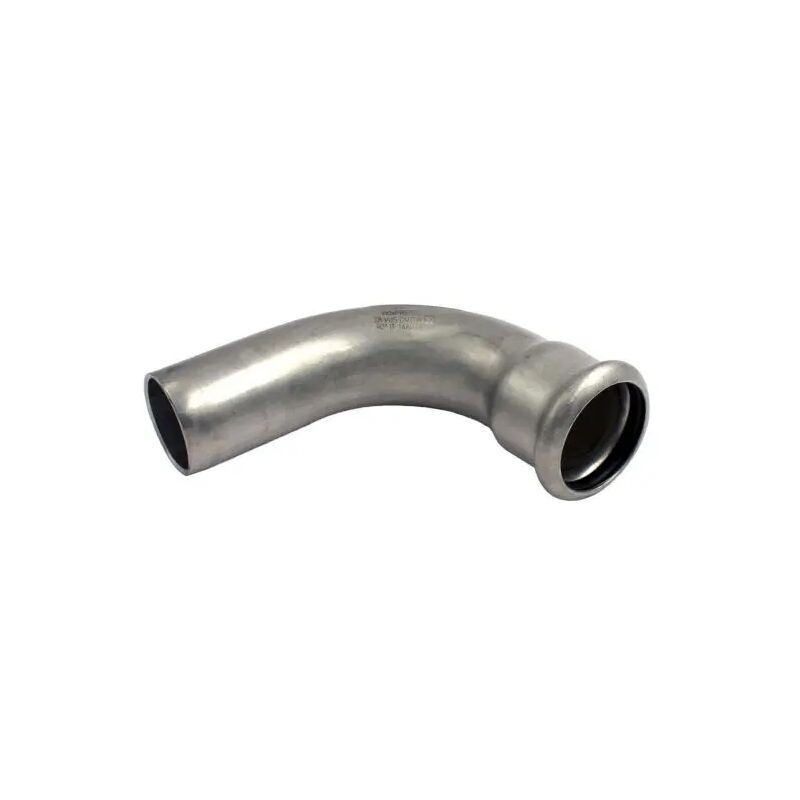 foto del prodotto raccordo curvo 90 a pressare in acciaio inox maschio femmina serie inoxpres uniko 22 frabo