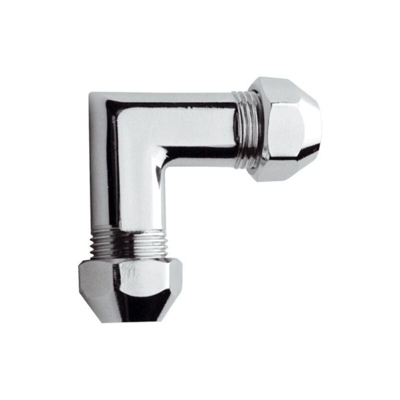 foto del prodotto raccordo curvo con guarnizione e dadi conici 10x10 mm remer