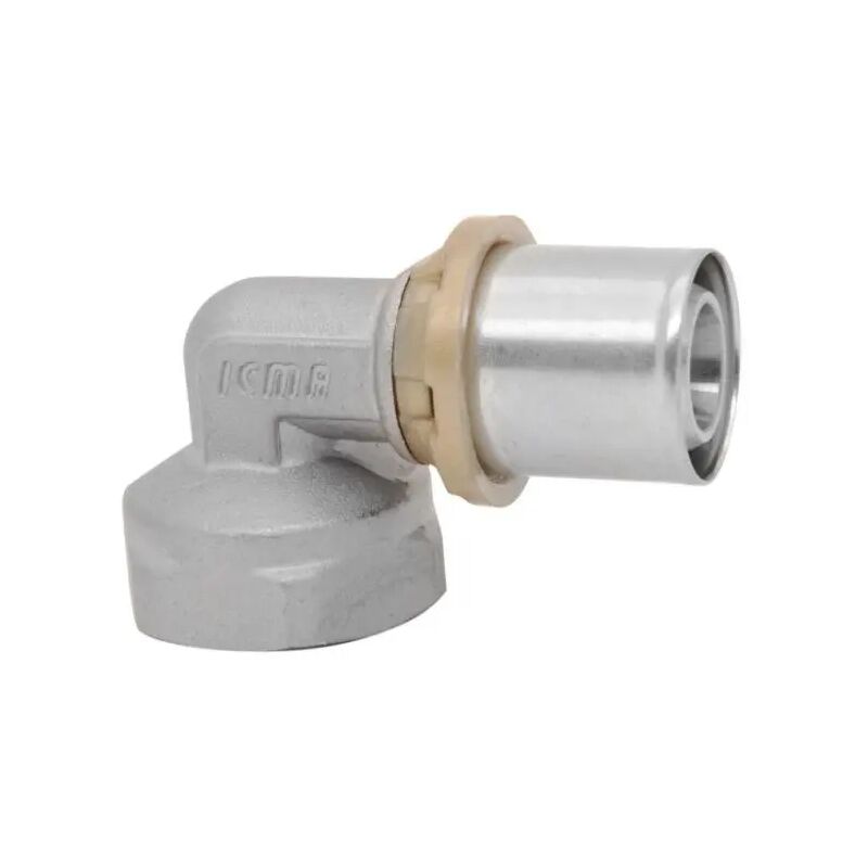 foto del prodotto raccordo curvo femmina a pressare per tubo multistrato modello 405 sempiter 1 2 16x2 icma