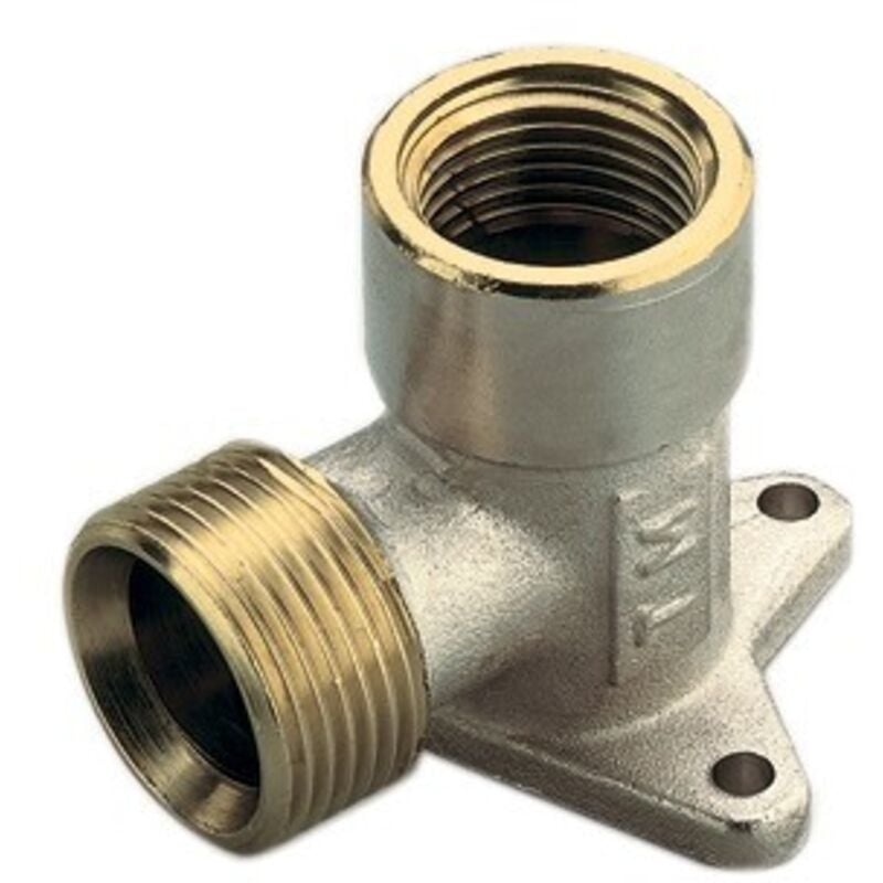 foto del prodotto raccordo curvo femmina con flangia tiemme g1 2 1 2 x 16