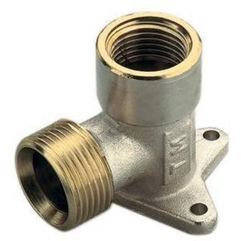 foto del prodotto raccordo curvo femmina con flangia tiemme g3/4 -3/4 x 18 tiemm