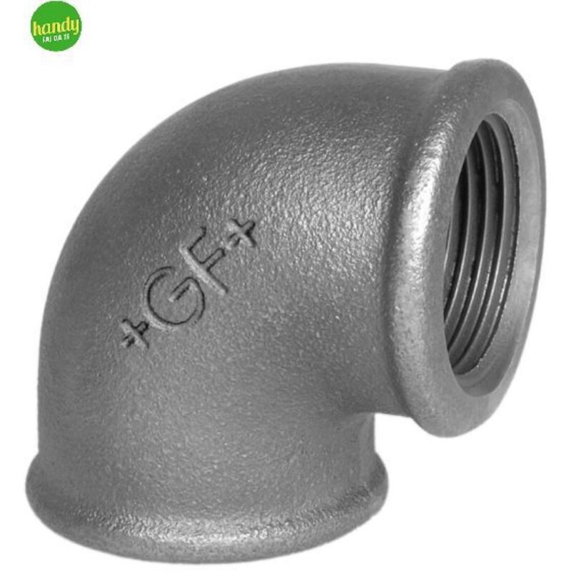 foto del prodotto raccordo curvo femmina femmina in ghisa malleabile zincata 11 4 georg fischer