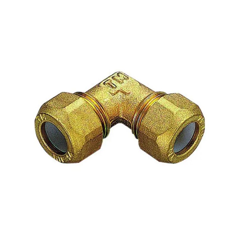 foto del prodotto raccordo curvo intermedio con ogiva in ptfe per tubo rame serie 1203 3 8 12 tiemme