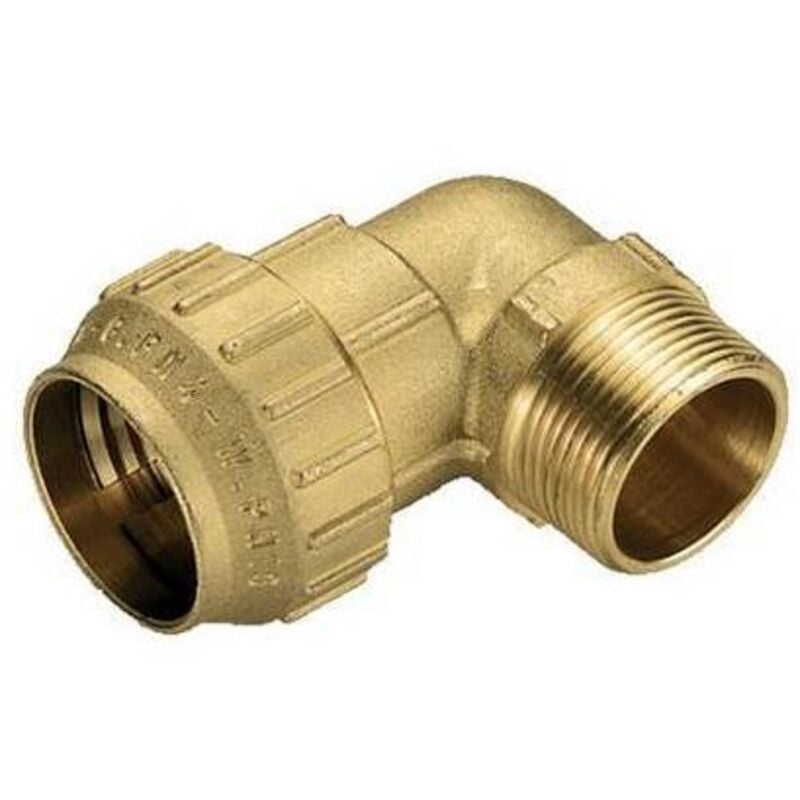foto del prodotto raccordo curvo maschio in ottone tiemme 1 2 x 20 tiemm
