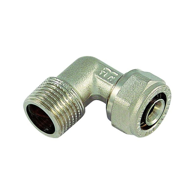 foto del prodotto raccordo curvo maschio per tubo multistrato modello al cobrapex 3 4 26 tiemme raccorderie spa