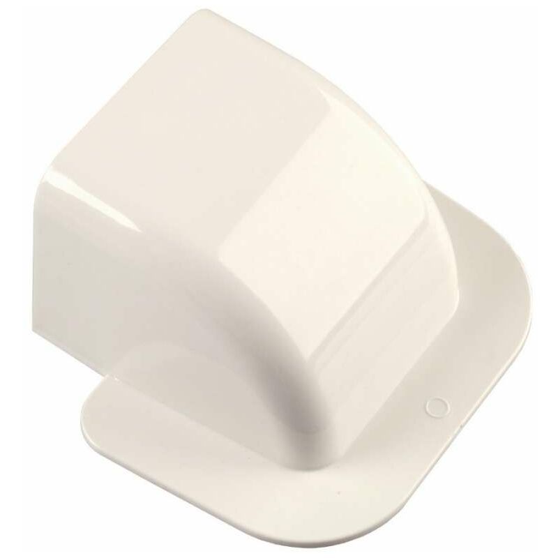 foto del prodotto raccordo curvo per canale condizionamento 80x60 mm avorio